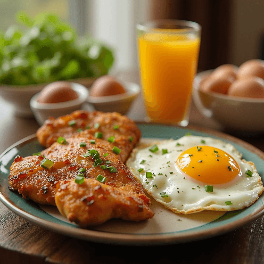 eggs and chicken