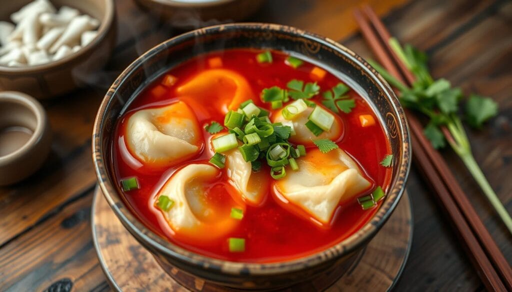 Spicy Sichuan Wonton Soup Spicy Sichuan Wonton Soup