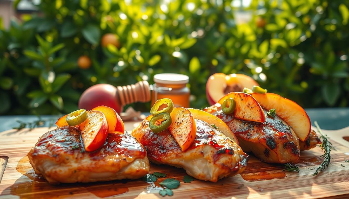 Jalapeno Peach Chicken